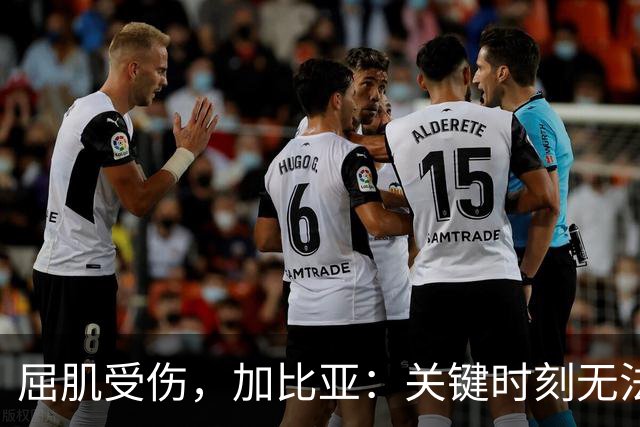 屈肌受伤，加比亚：关键时刻无法帮助球队，会尽一切努力尽快复出
