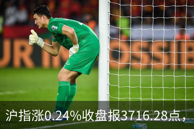 沪指涨0.24%收盘报3716.28点，成交额1.56万亿，军工板块领涨！