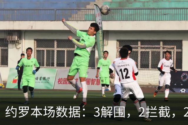 约罗本场数据：3解围，2拦截，2抢断，吃到红牌被罚下，评分6.4个